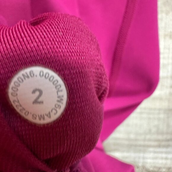 Lululemon Wunder Under Train High-Rise Tight 23" Sz 2 Magenta Yoga Leggings - Picture 9 of 9